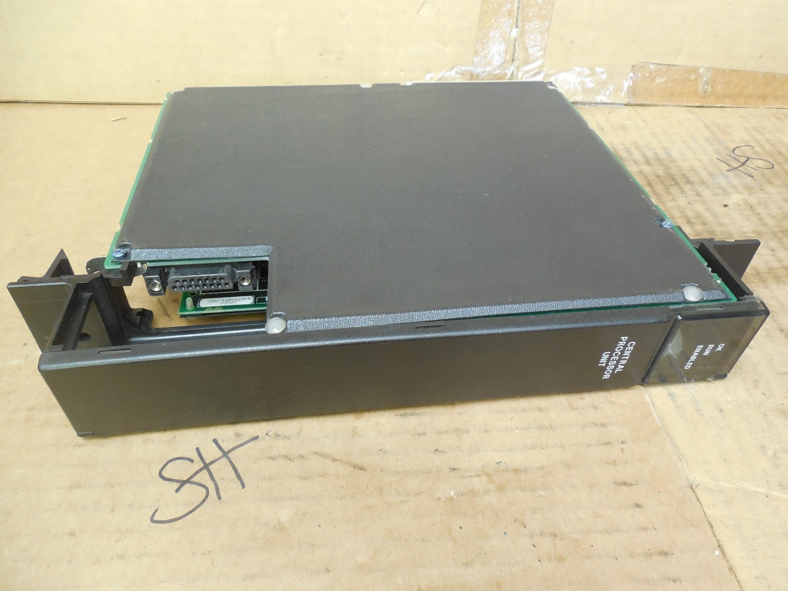 GE Fanuc CPU Module CPU771 IC697CPU771V 128KB CMOS Memory IC697MEM715C Used