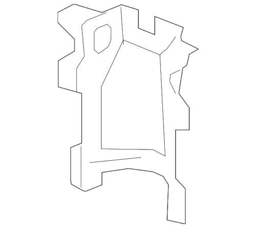 OEM NEW GM 07-14 GMC Sierra Radiator Core Support Outer Bracket Right 25804175