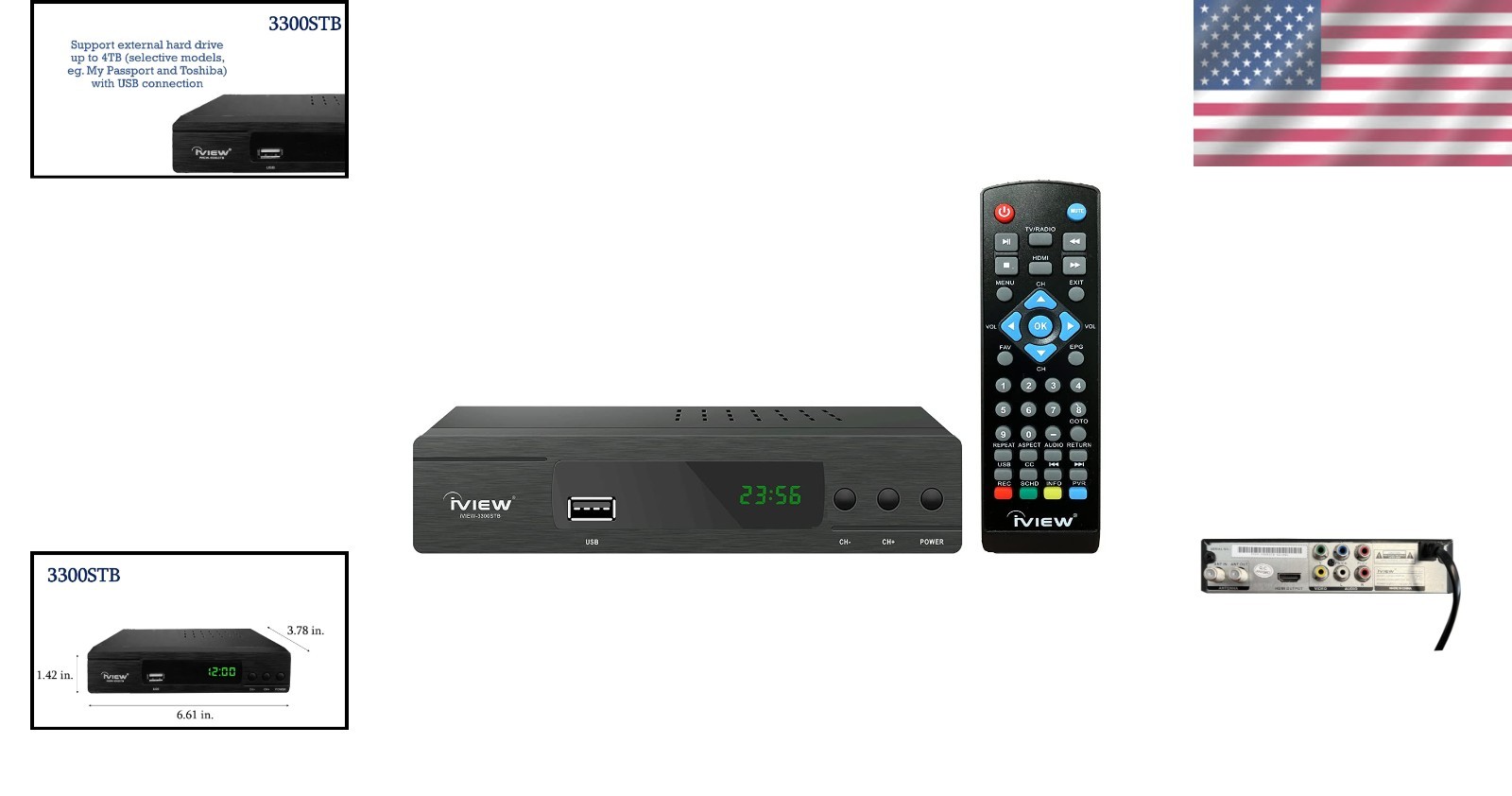 Digital TV Converter Box with Recording Function
