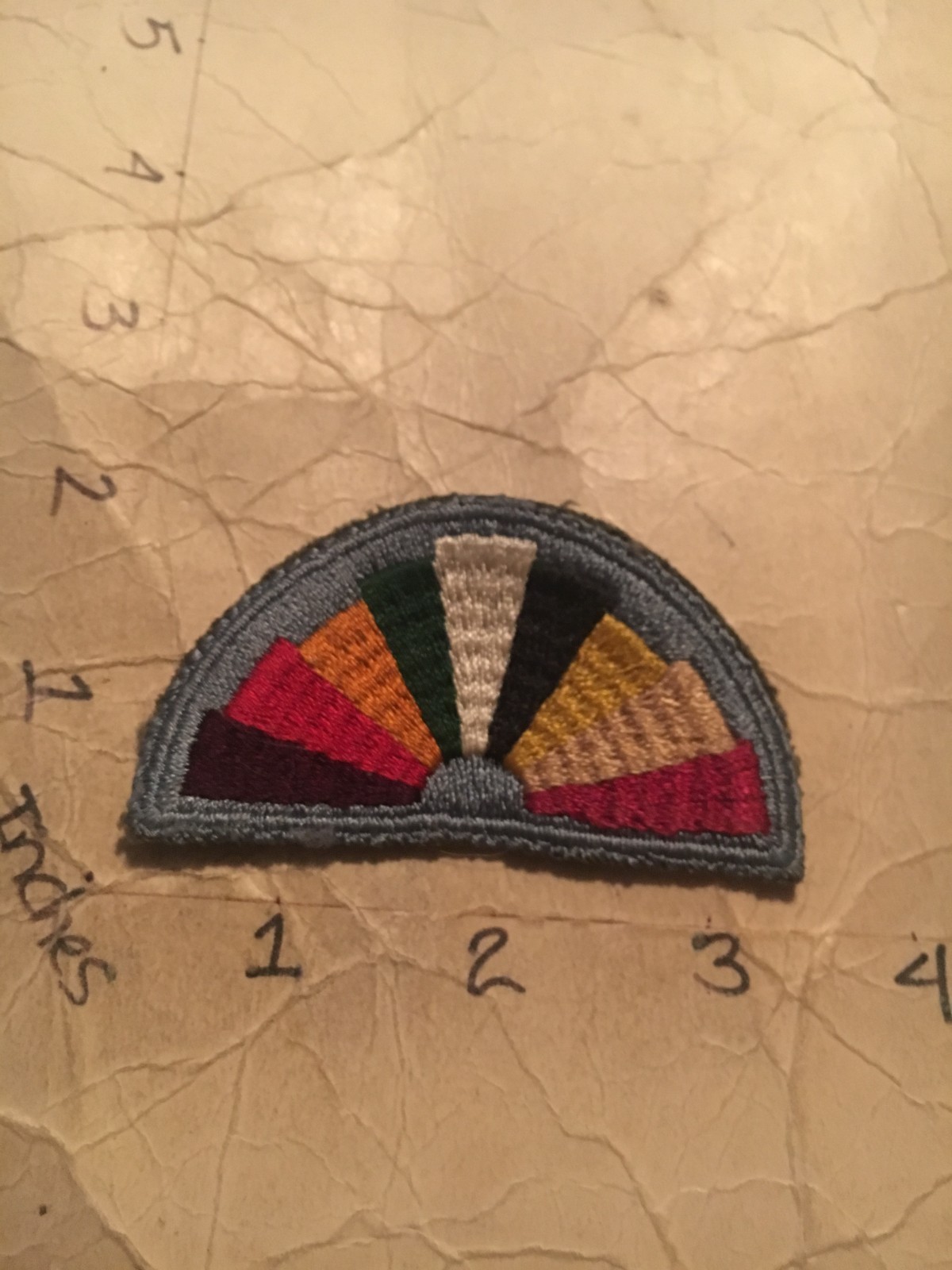 WW2 to Korea era Army Hostess Librarian Patch 9/15/25 no glow