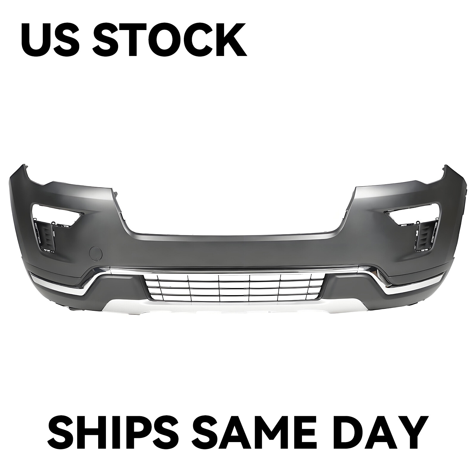 Front Bumper Cover Assembly Kit Without Fog Light For 2018-2019 Ford Explorer