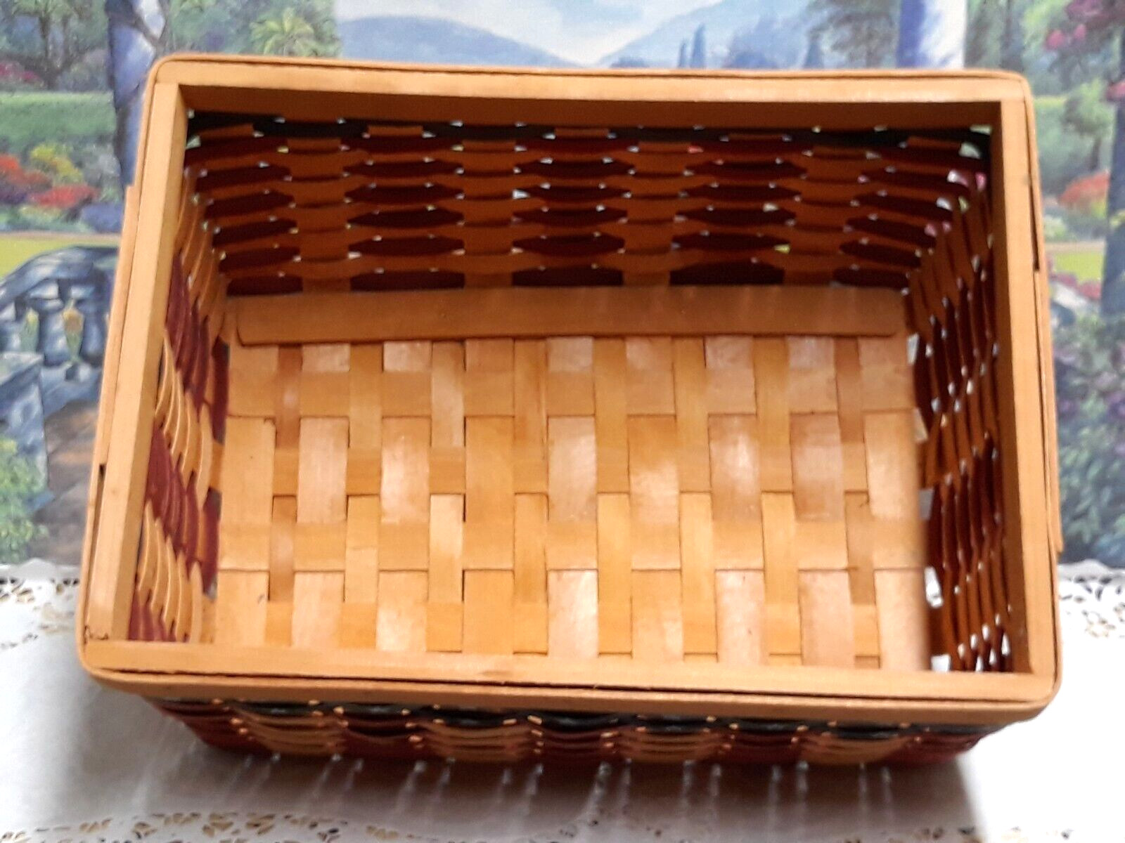 Country Woven Patriotic Stackable Set of Baskets
