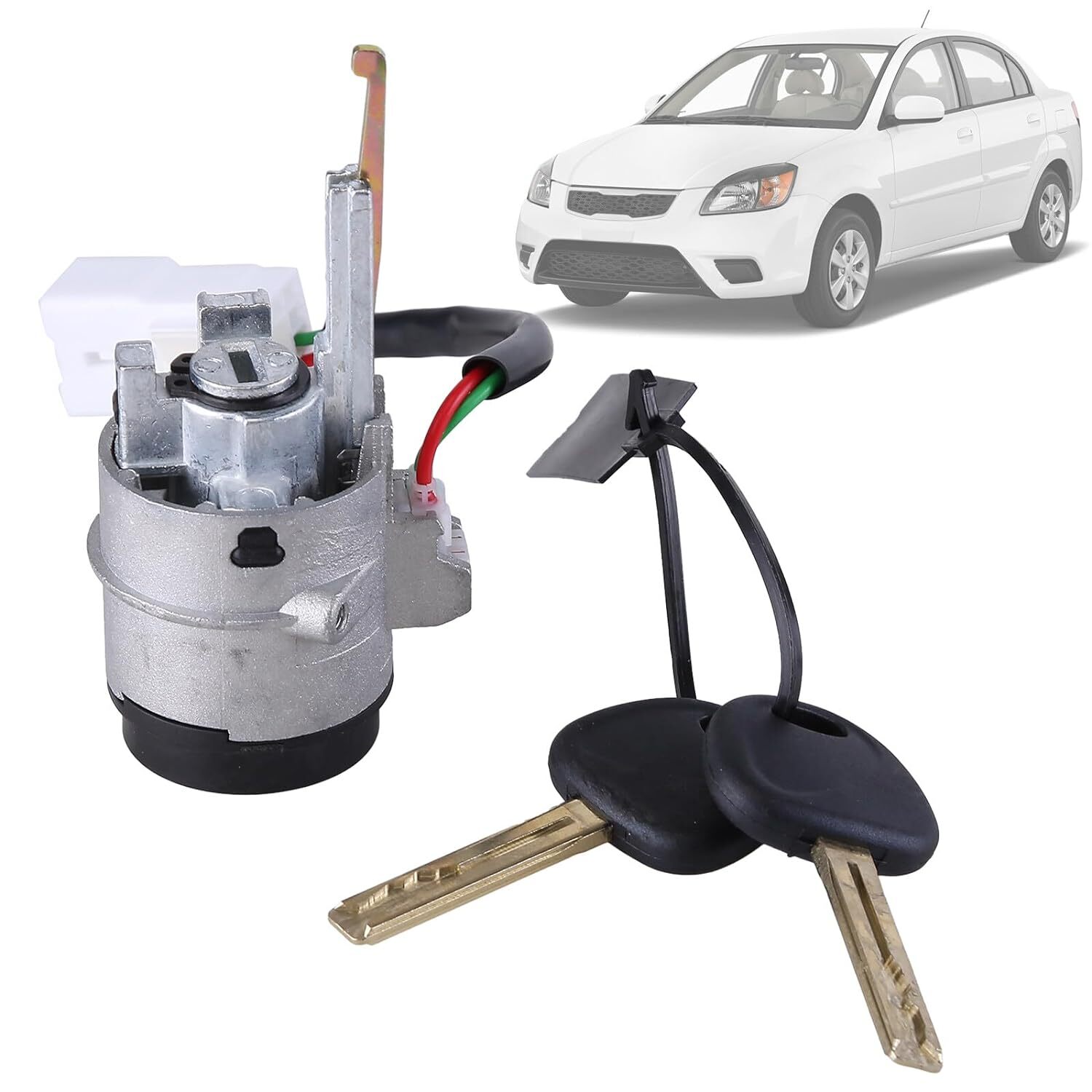 81900-1GF20 FITS KIA RIO RIO5 2010-2011 IGNITION LOCK CYLINDER 2 KEYS
