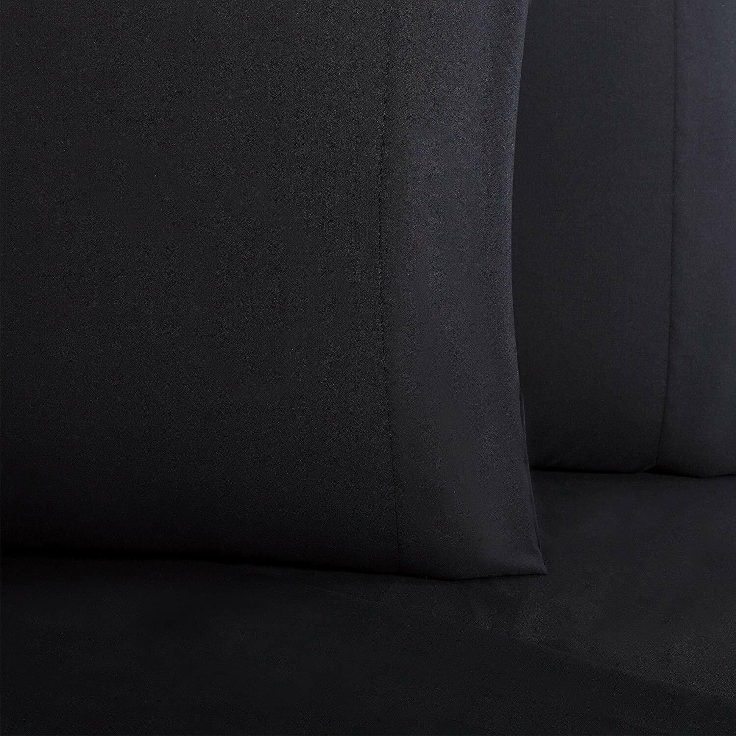 Truly Soft Everyday sheet set black king microfiber