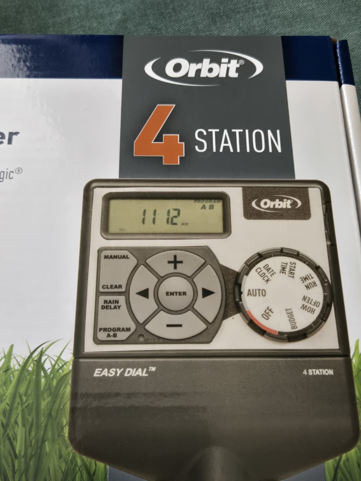 Orbit EASY DIAL 4 Station Sprinkler Timer 28964 Indoor Mount Easy Set Logic OEM