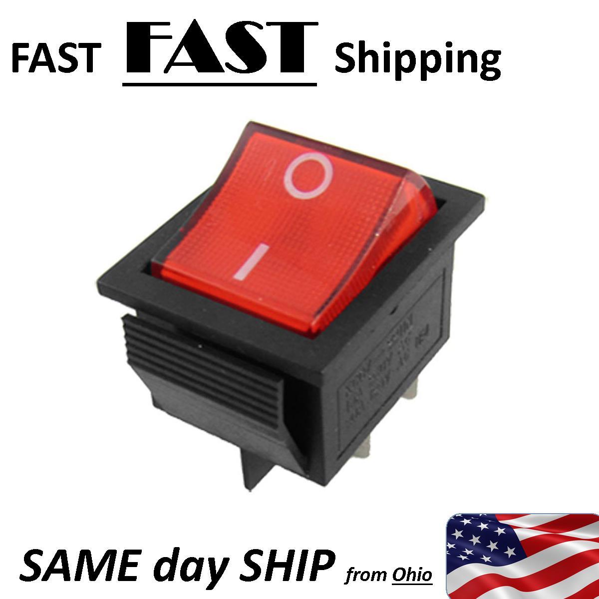 4 wire red switch - DPDT