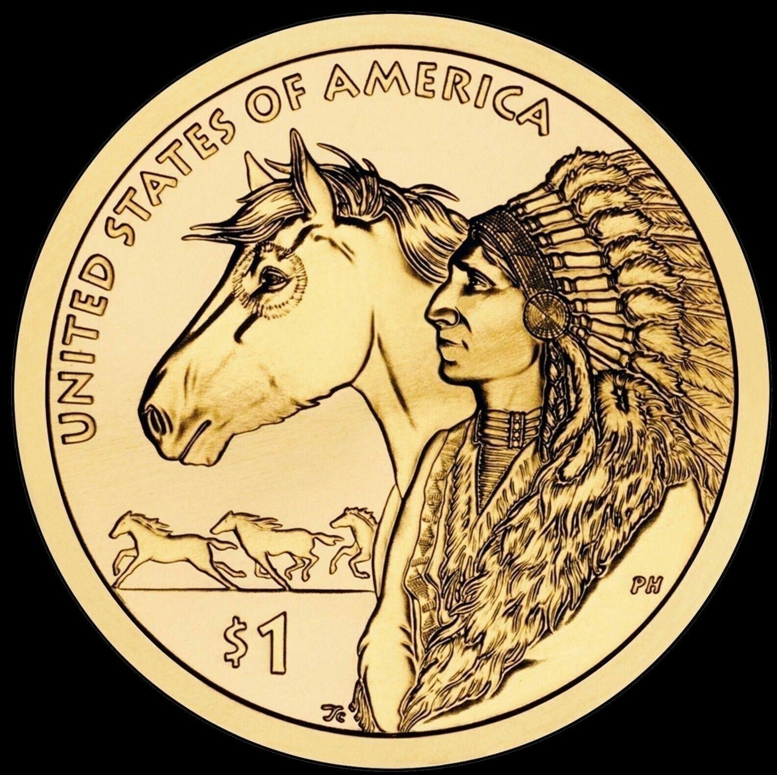 2012 P Sacagawea Native American Dollar US Mint Coin Brilliant Uncirculated BU!