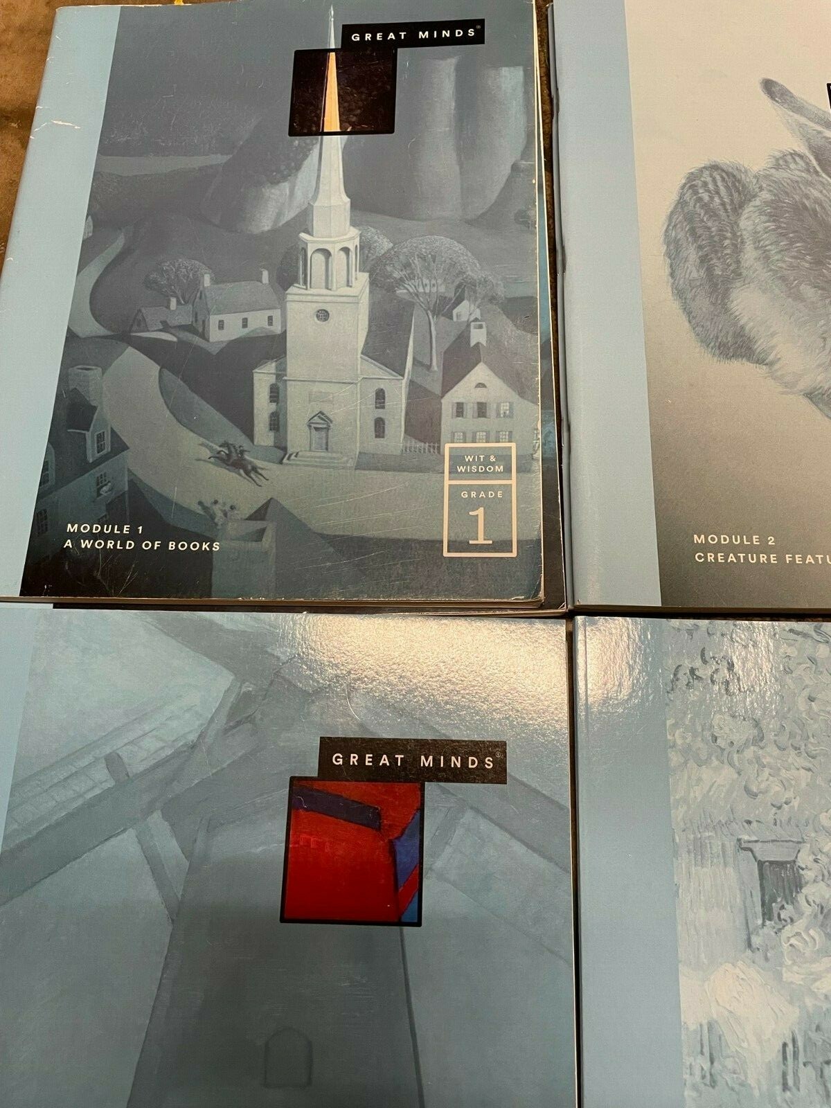 Wit and Wisdom Grade 1 All four modules student workbooks NEW UNUSED BUNDLE
