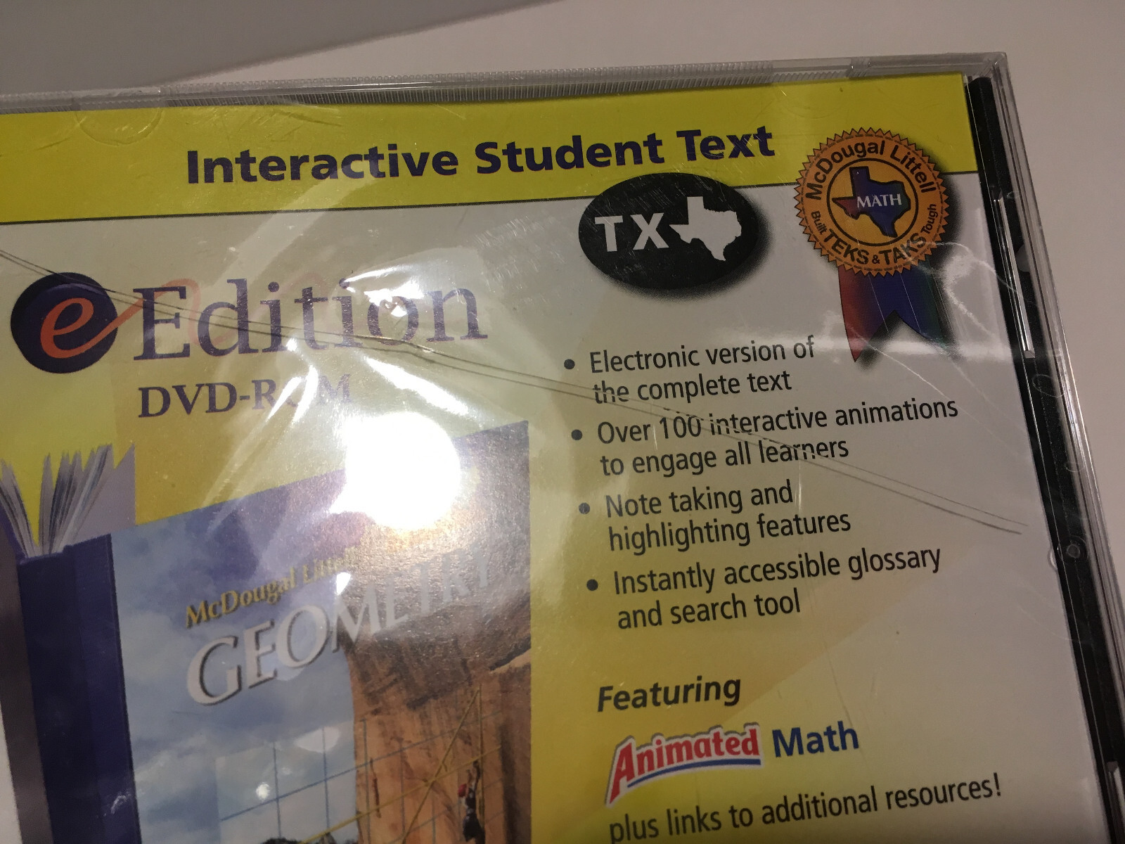 McDougal Little - Algebra 1 & Gometry Vtg. PC Software Lot Set