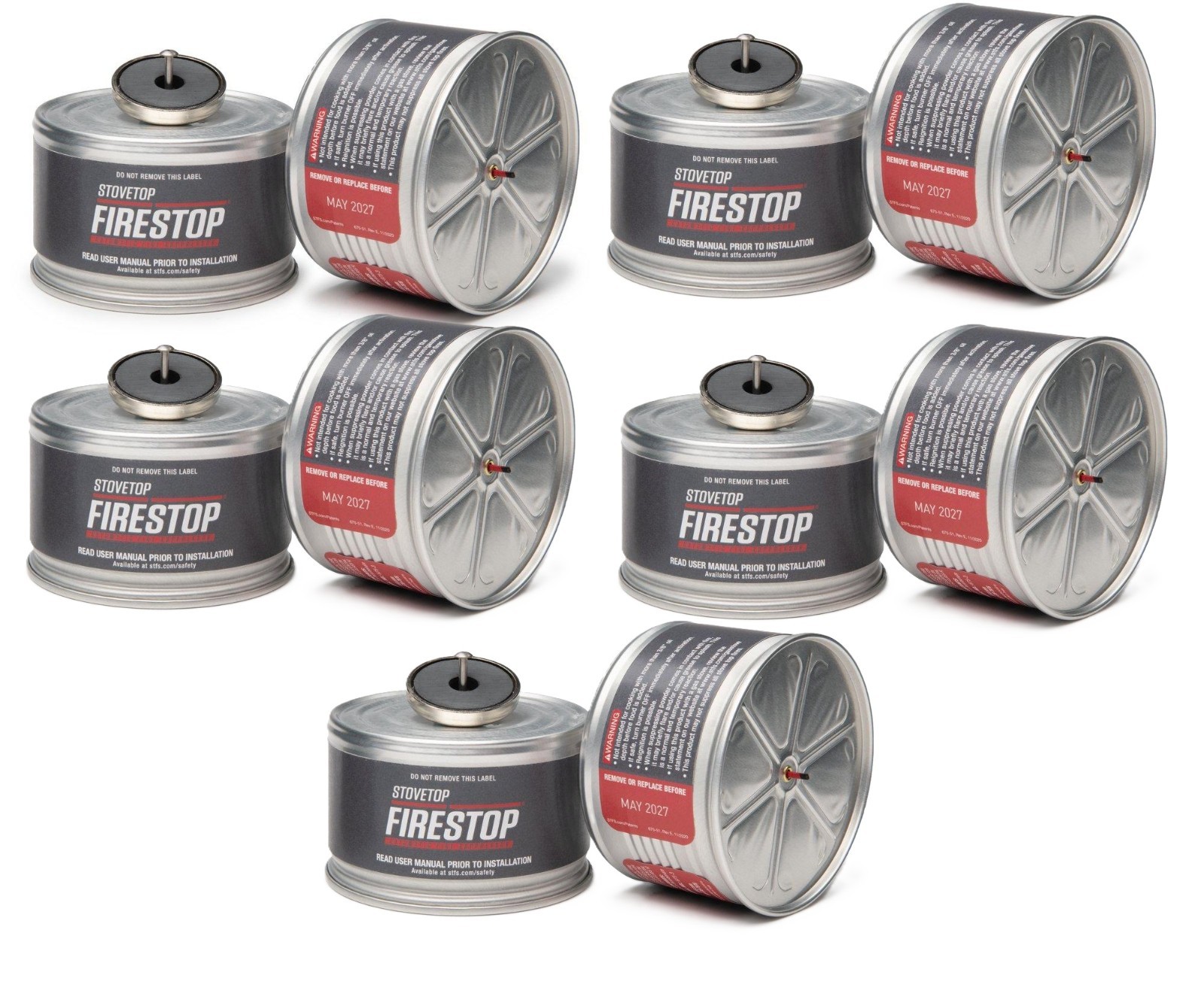 StoveTop - FireStop - RangeHood Fire Suppressor - 675-3 - 10 Pack - 09/2026