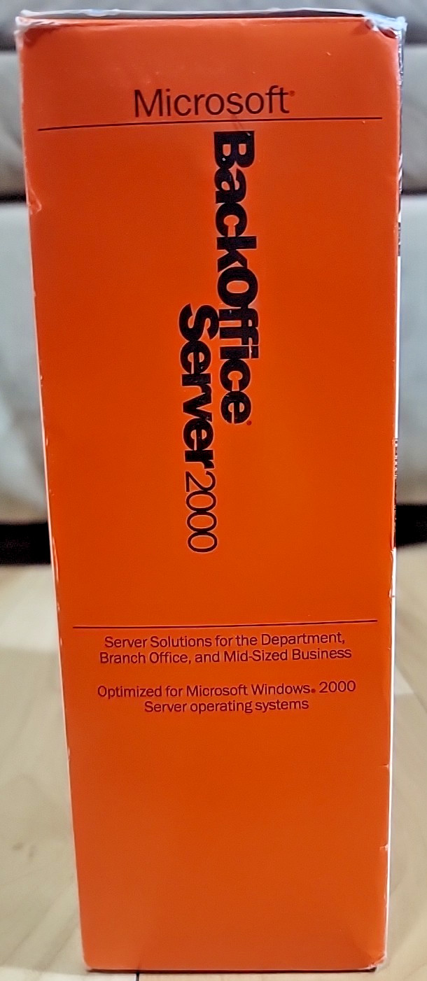 Microsoft BackOffice Server 2000 - Software 5 Clients - CD 6-Disc Set & Key READ