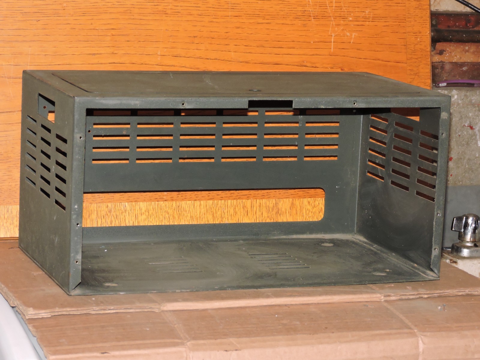COLLINS RADIO CABINET IN GOOD TO FAIR CONDITION
