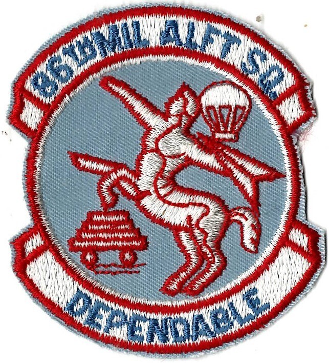 USAF 86th MILITARY AIRLIFT SQUADRON MILITARY PATCH