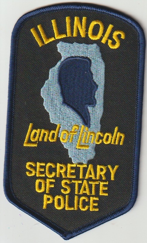 ILLINOIS Secretary of State Police obsolete patch ship from Australia