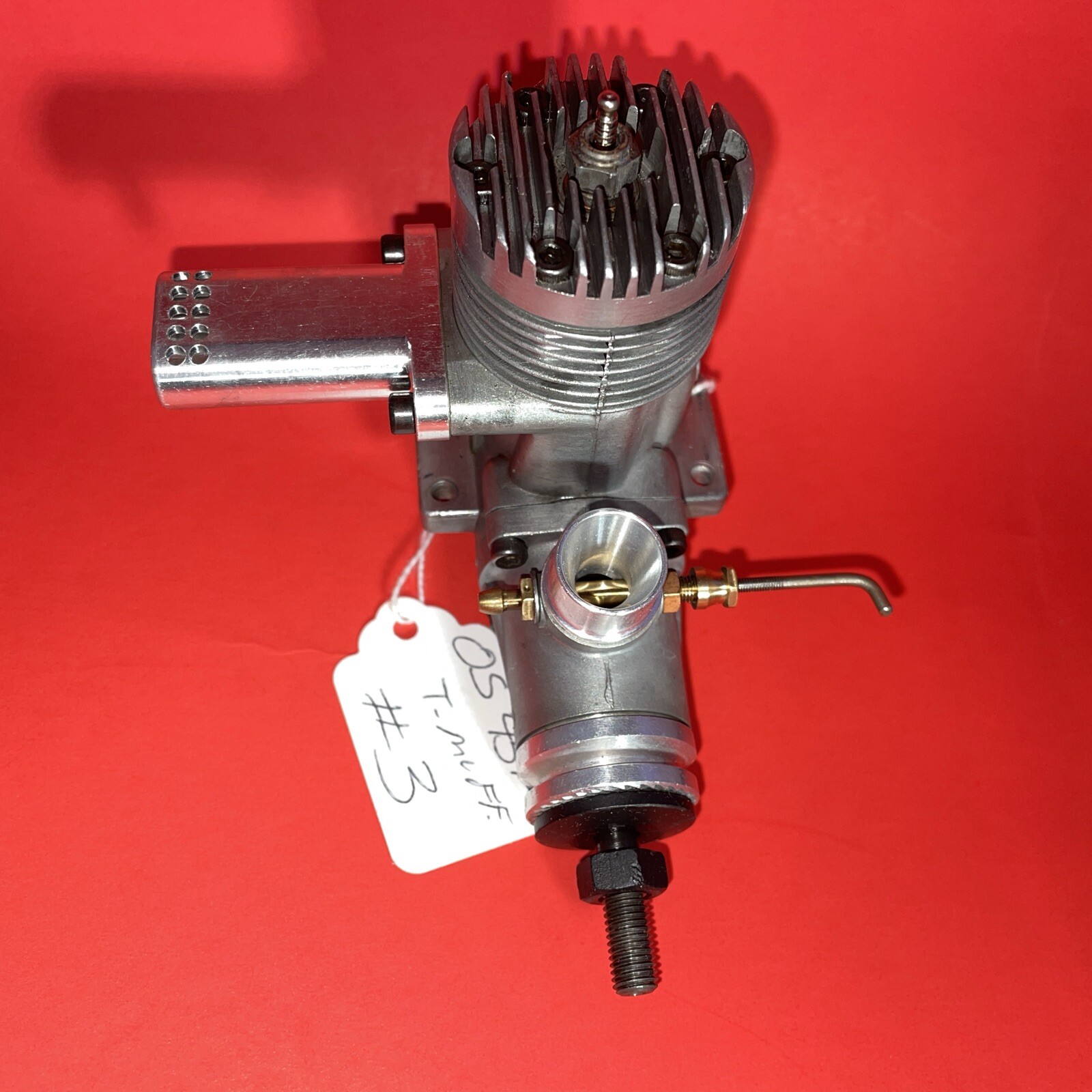 OS 45F C/L ENGINE COMPLETE WITH T-MUFFLER #3