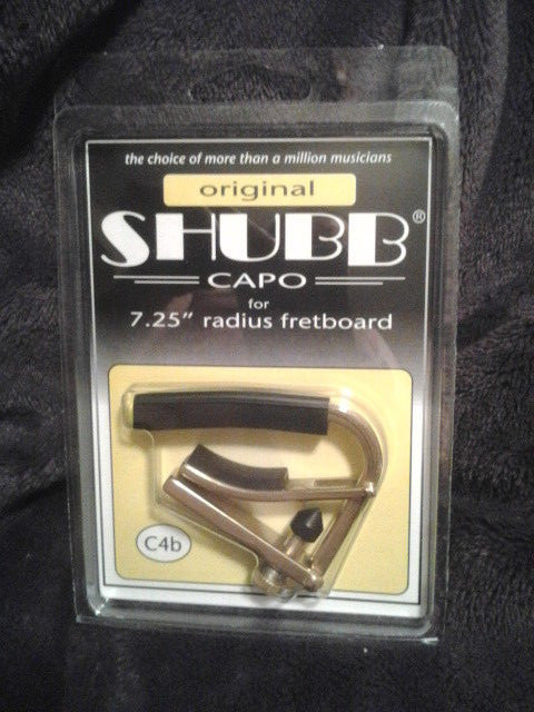 Shubb C4B NEW Brass Capo For 7.5" Radically Curved Fretboards free Shipping
