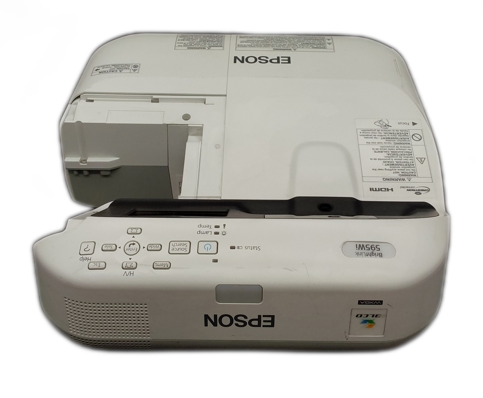 Epson BrightLink 595Wi Short Throw Interactive Projector 3300 Lumens
