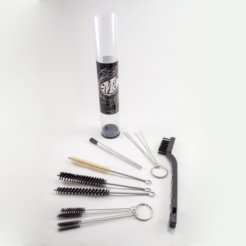 Andrew Mack 600-K Economy 17-Piece Airbrush & Spray Gun Cleaning Kit in Tube