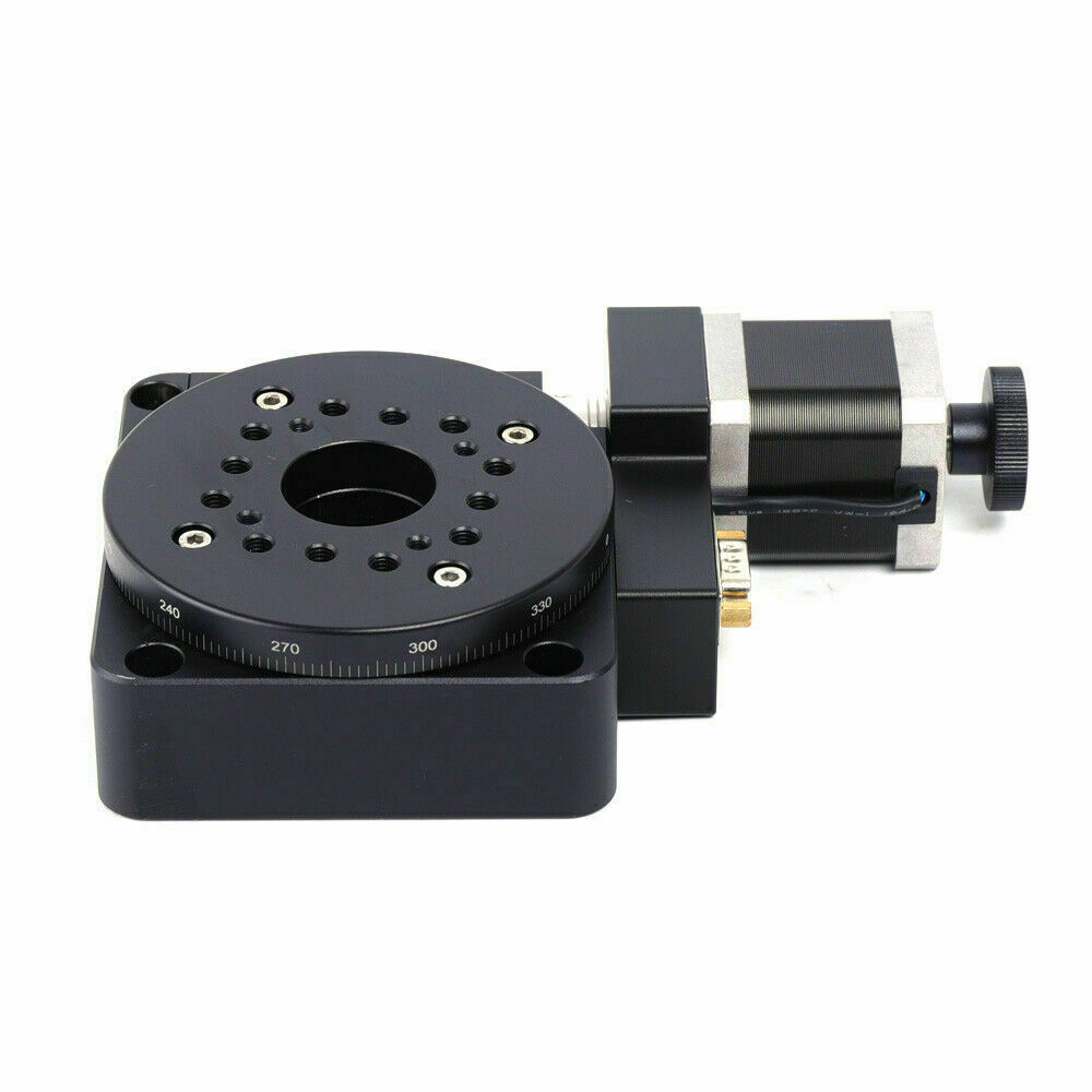 Electric Rotary Table CNC Indexing High Precision Turntable Rotary 100mm 180:1