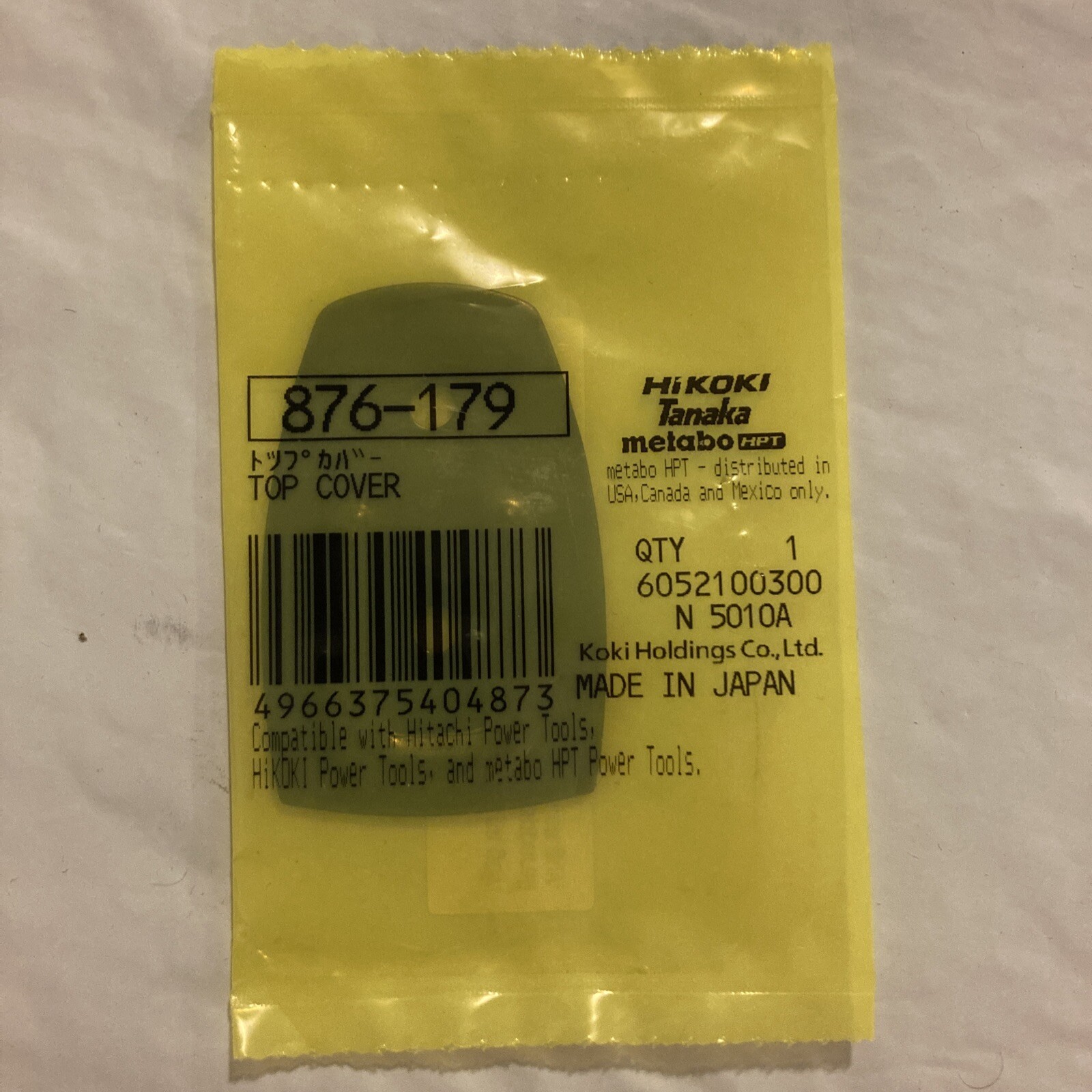 Hitachi 876179 Replacement Part for Power Tool Top Cover