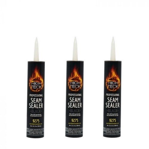 Seam Sealer High Teck 9275 Professional Automotive Grade - Black - 3 Tubes