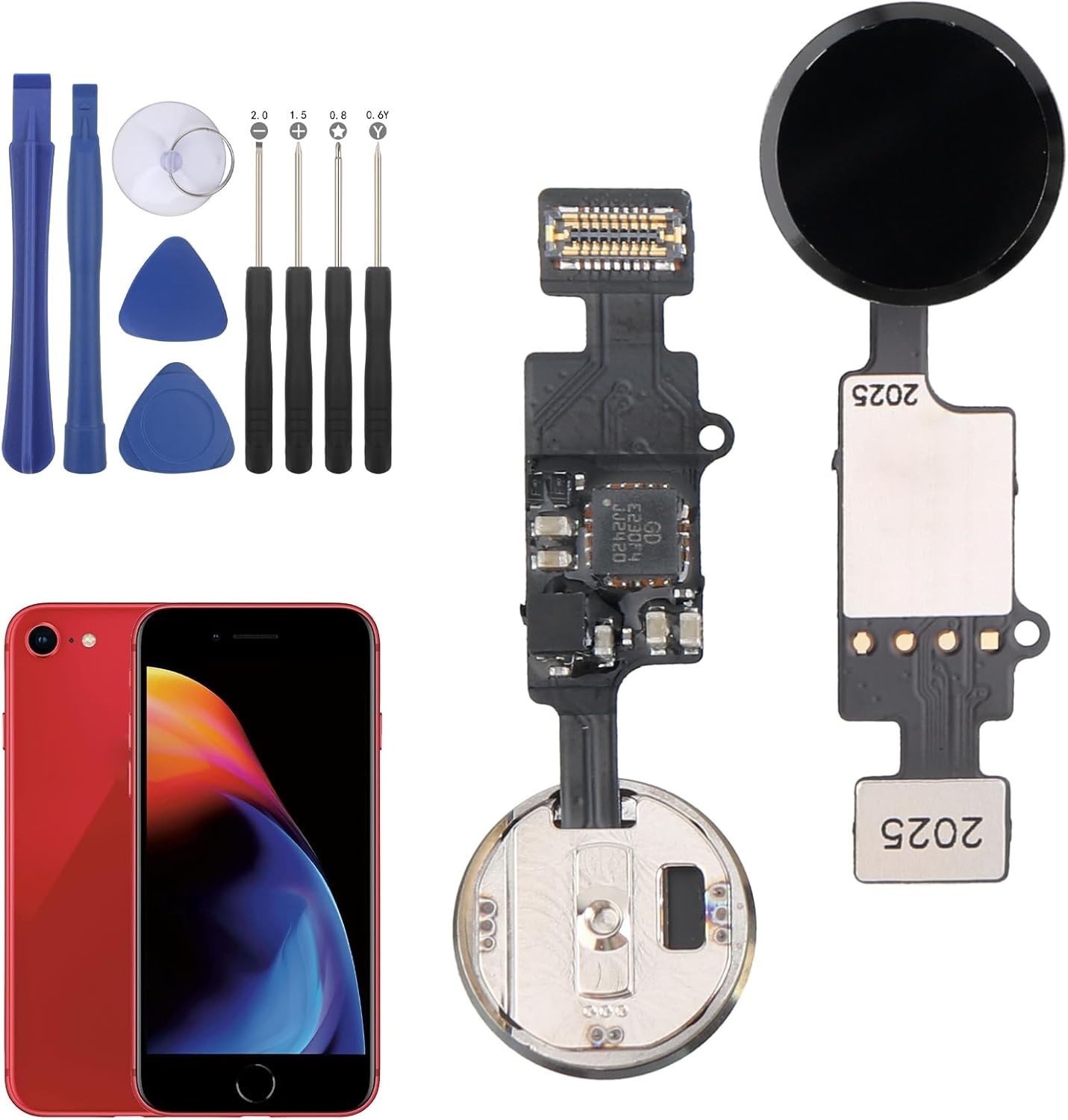 Home Button Flex Cable Replacement for iPhone SE 2022 SE 2020 8 8 Plus Repair