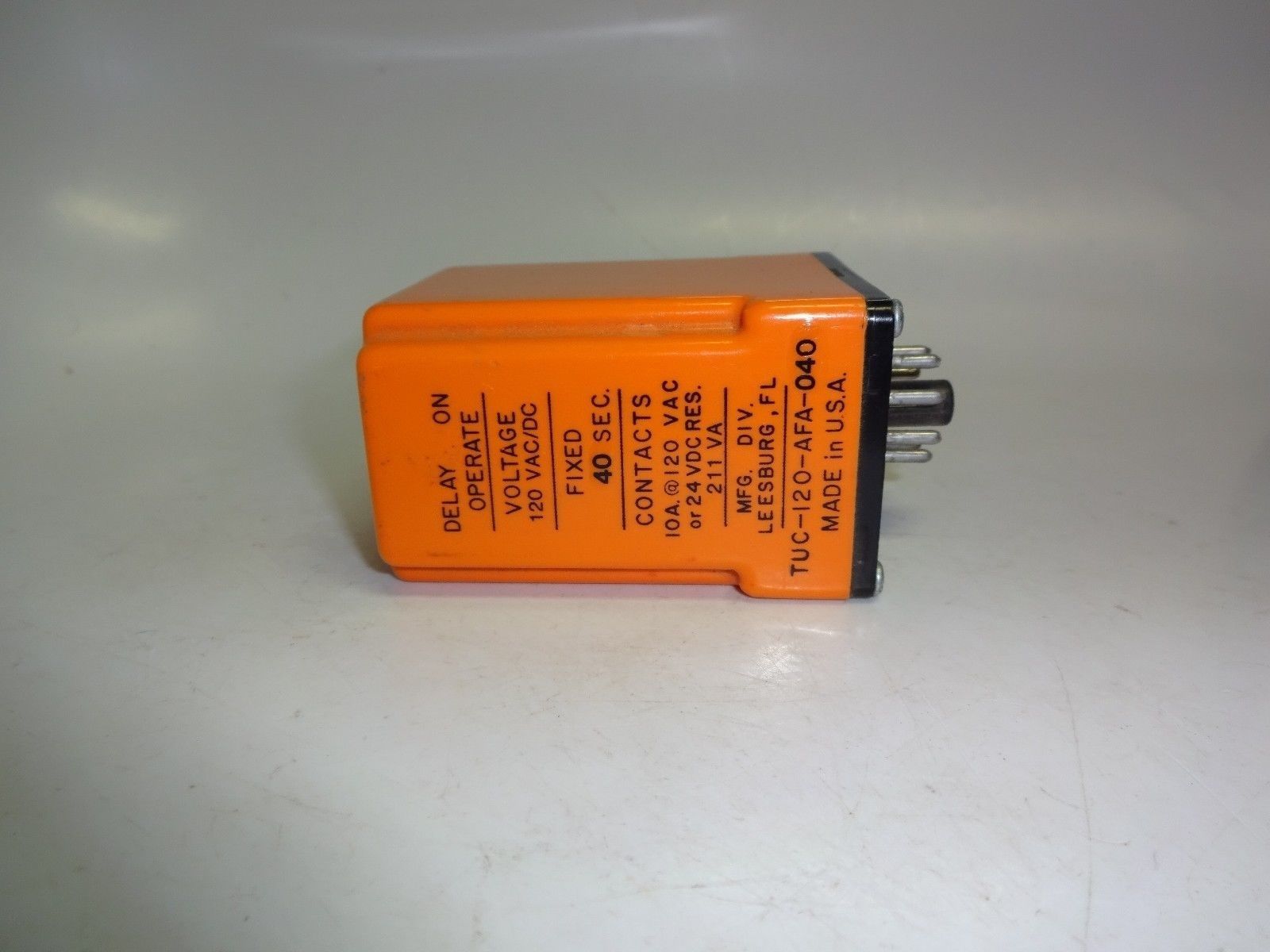 Diversified Electronics Time Delay Relay TUC-120-AFA-040 TUC120AFA040