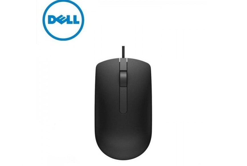 NEW Dell Wired MS116t1 Mouse | Black
