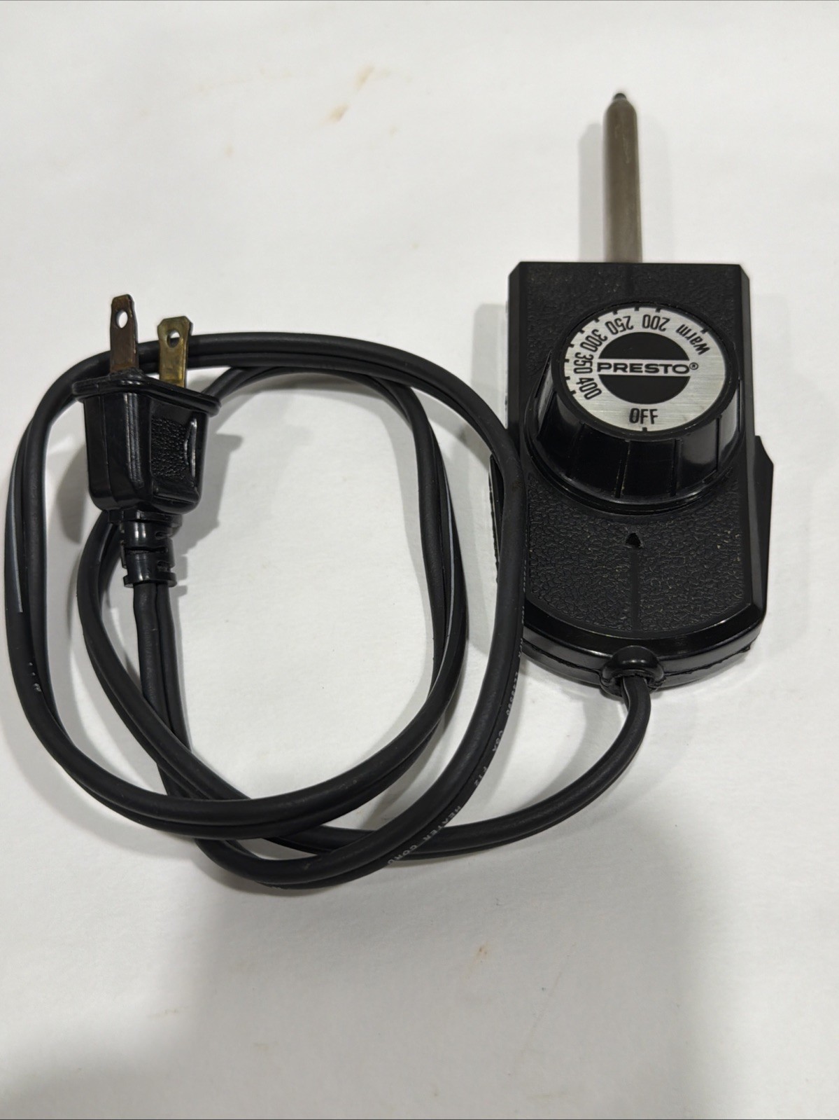 Presto Automatic Electric Heat Control 069000 1500 Watt  Power Cord Tested