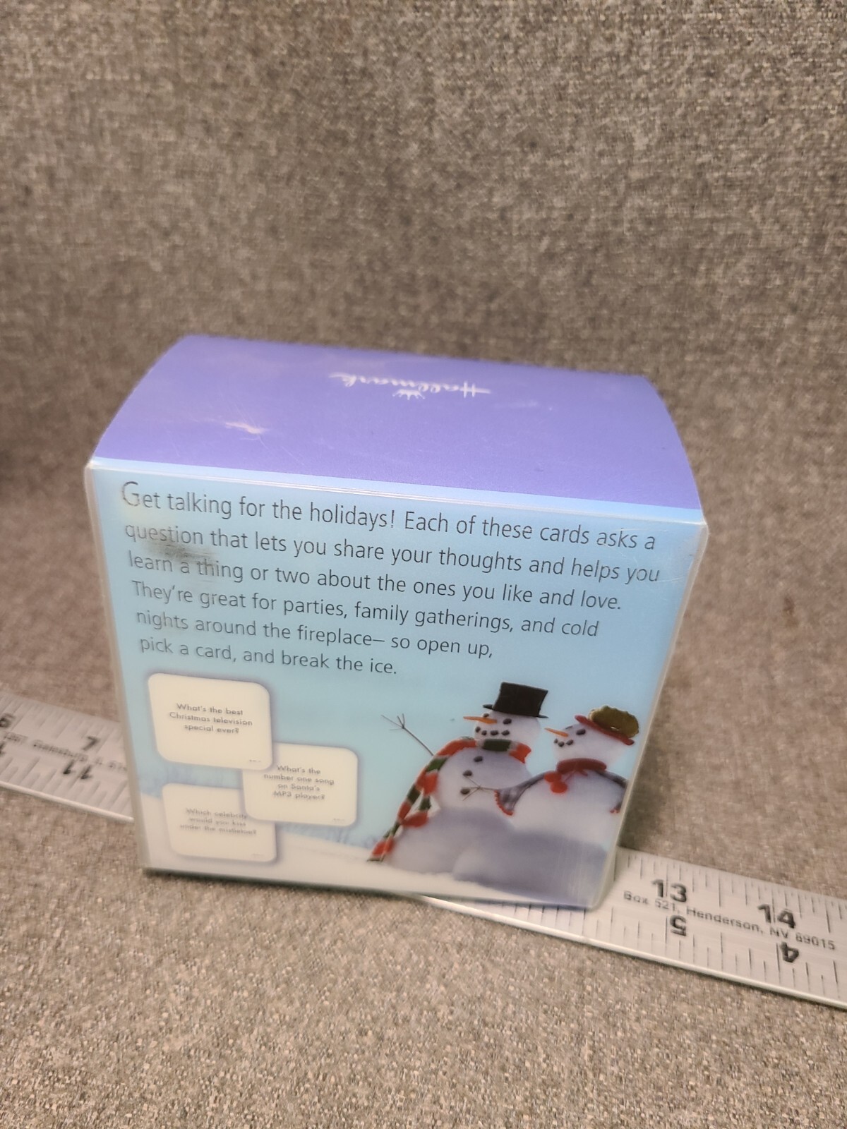 Hallmark Icebreakers Holiday Conversation Starters Game New