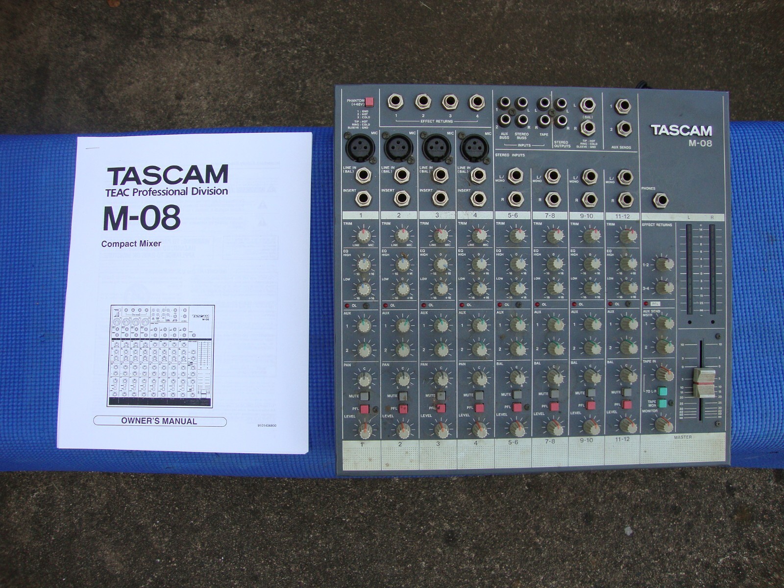 Tascam m-08 Mixer board - Parts/ Repair