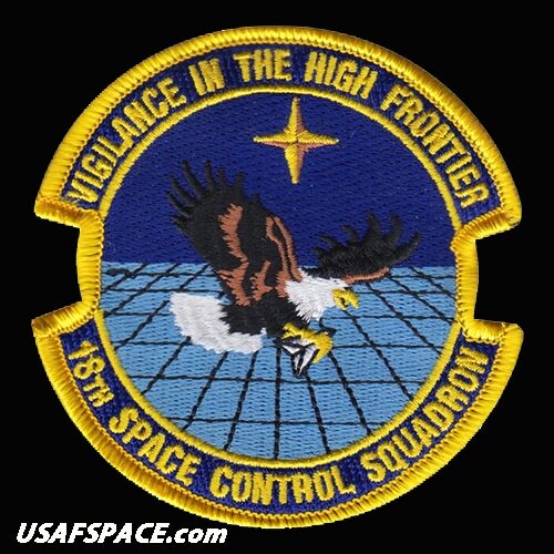 USSF USAF 18th SPACE CONTROL SQ - Vandenberg AFB, CA - VAFB ORIGINAL VEL PATCH