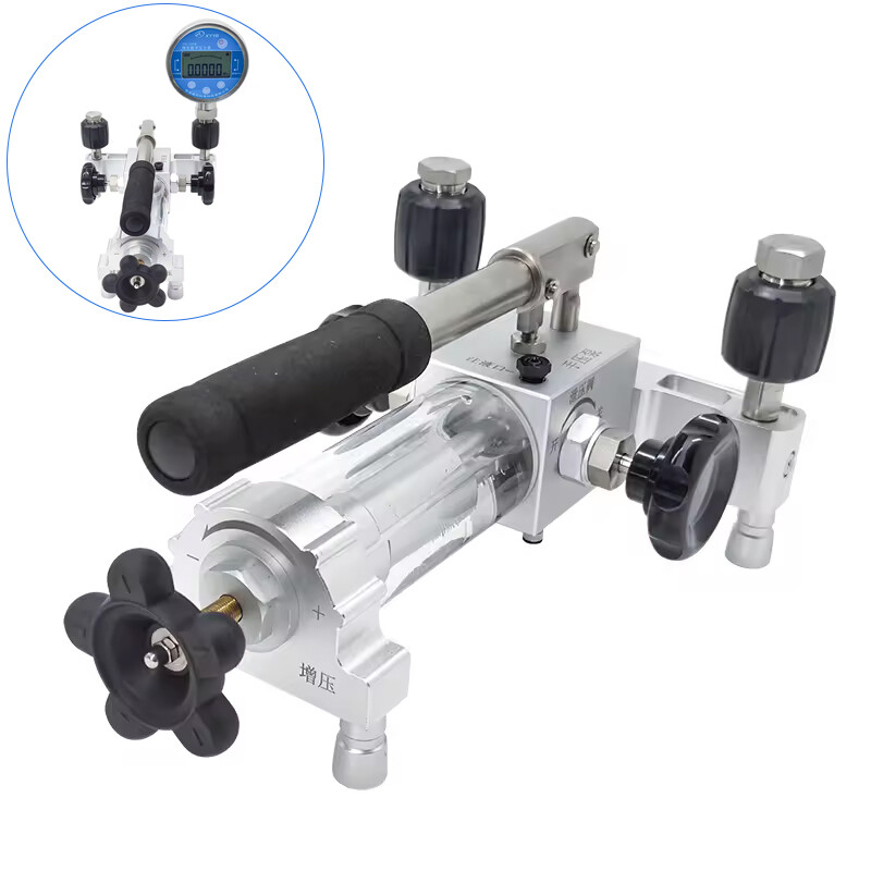 Portable Hydraulic Pressure Calibrator Pressure Gauge Calibration Pump 60/70MPa