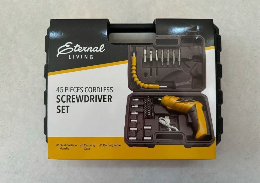 45 Piece Wireless Electric Screwdriver accessory set - Eternal Living