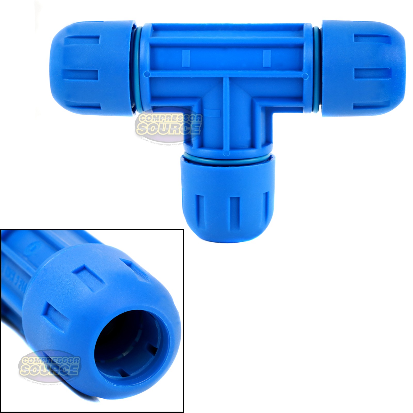 1" Rapid Air FastPipe Equal Tee Fitting Quality Compressed Air Piping Part F2005