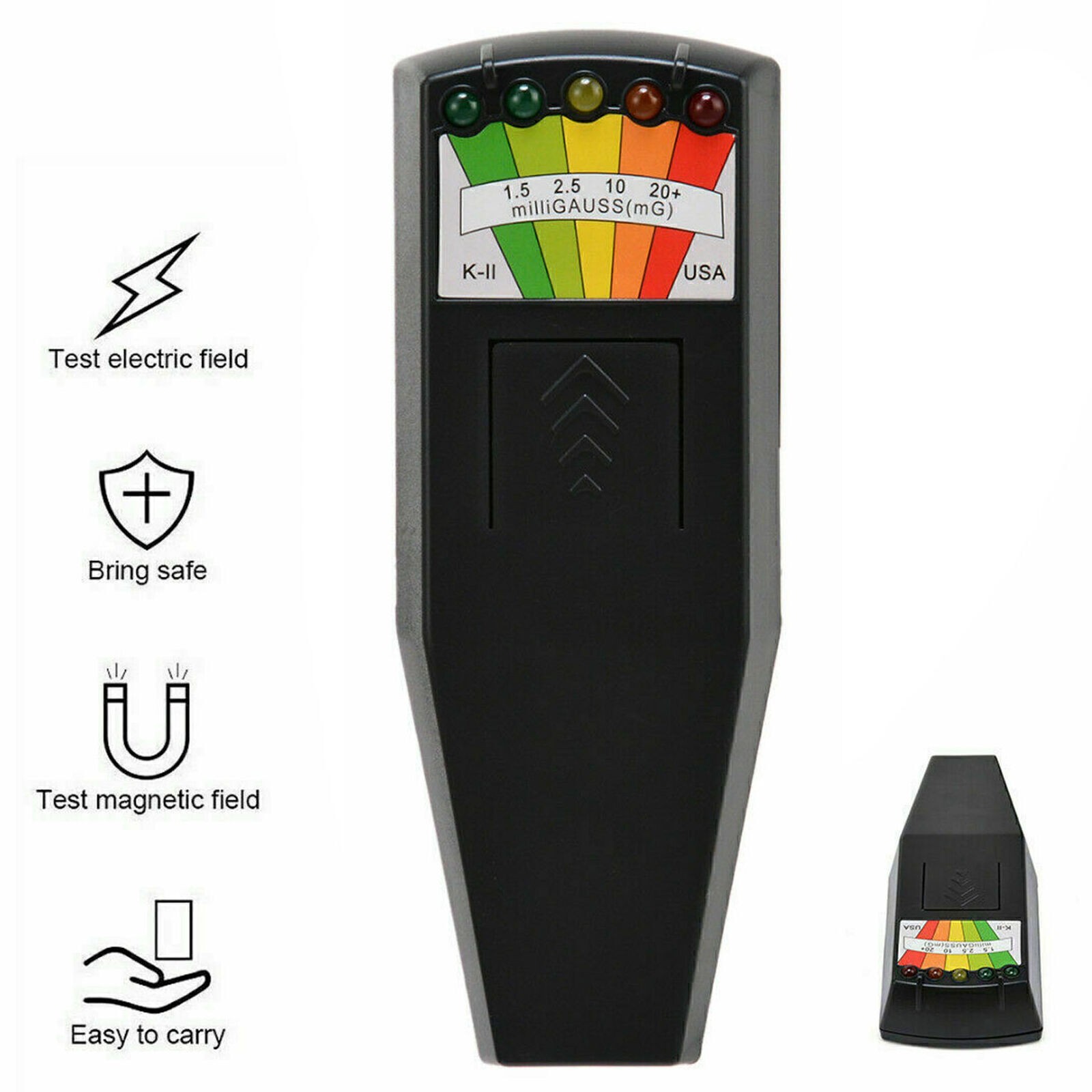 1PC LED EMF Meter Field Detector Hunting Paranormal Equipment Tester US