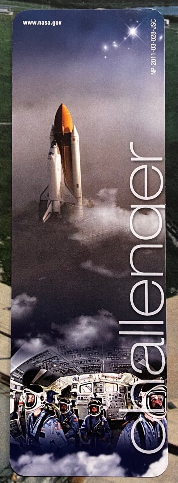 CHALLENGER BOOKMARK MFA-NASA  TO HONOR IN MEMORY OF THE CREW OF STS-51-L
