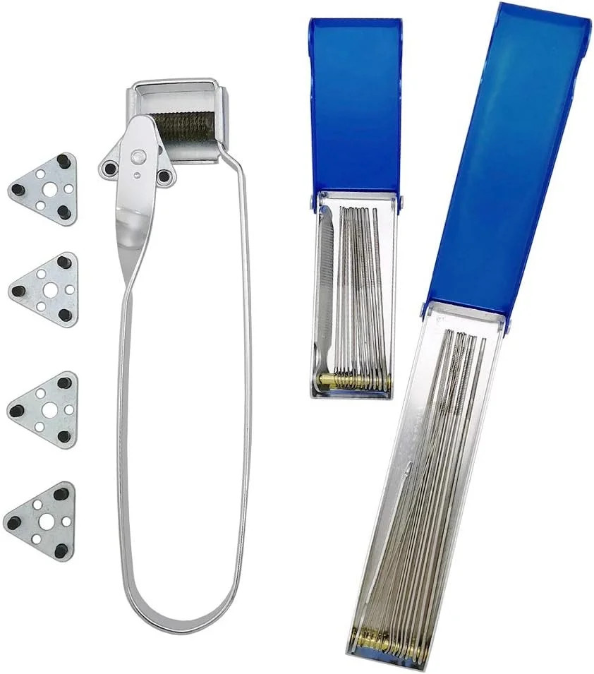 VASTOOLS Flint Torch Striker Set for Torch Lighter,with Extra Triple Flints,with