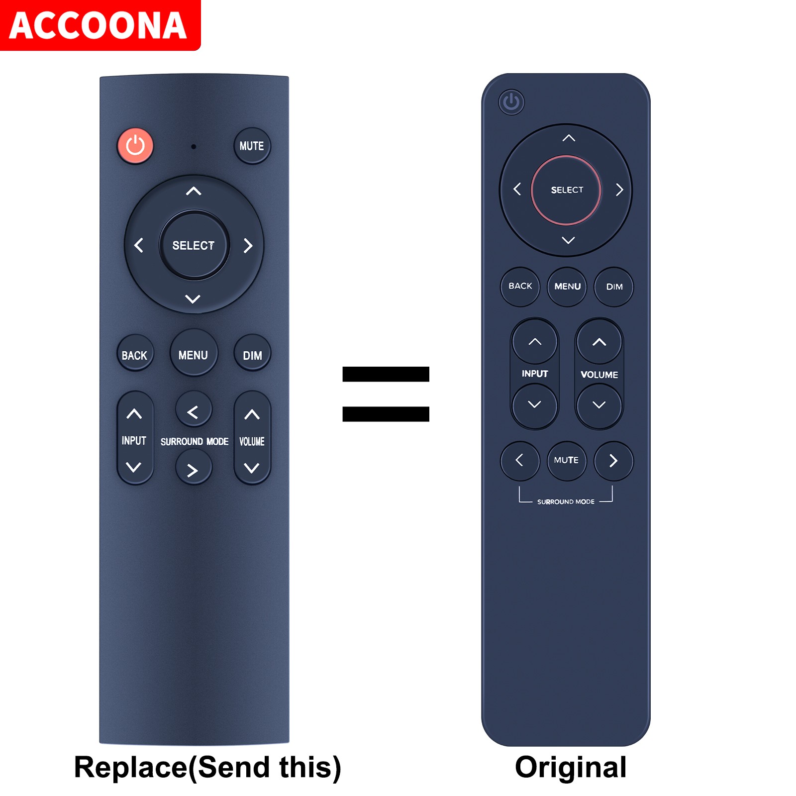 Remote Control For JBL Receiver MA9100HP, MA7100HP, MA710, MA510 & MA310