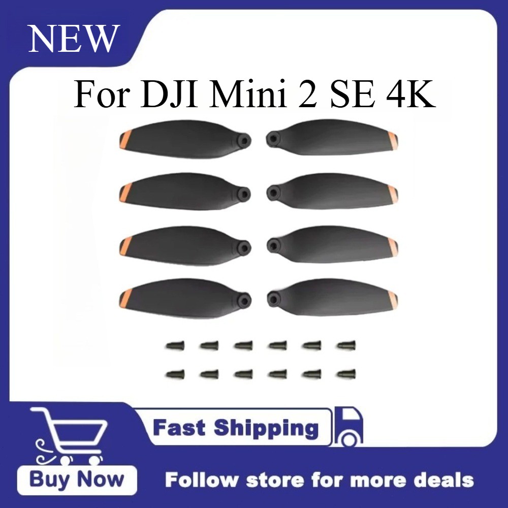 Low Noise Propellers Blades with Screws For DJI Mini 2 SE 4K Replacement Parts