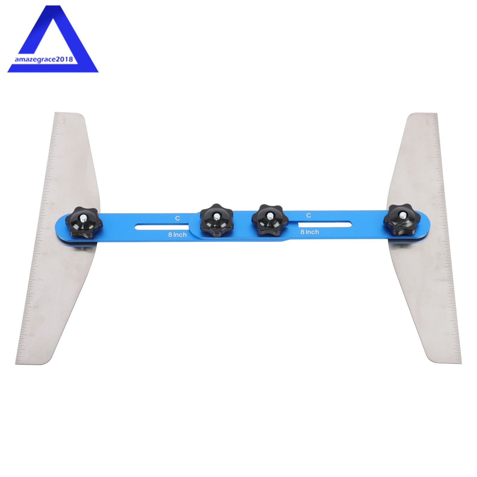 8-60 Inch Stair Treads Gauge Template Tool,Stair Jig, Metal Stair Measuring Tool