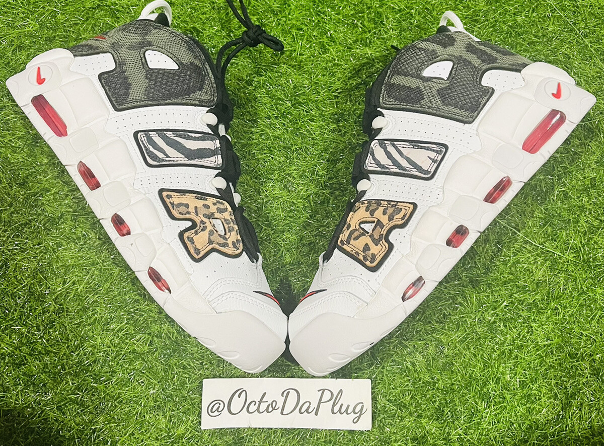 Nike Air More Uptempo Animal Instinct Tunnel White Mens Sizes nby DZ4838-100