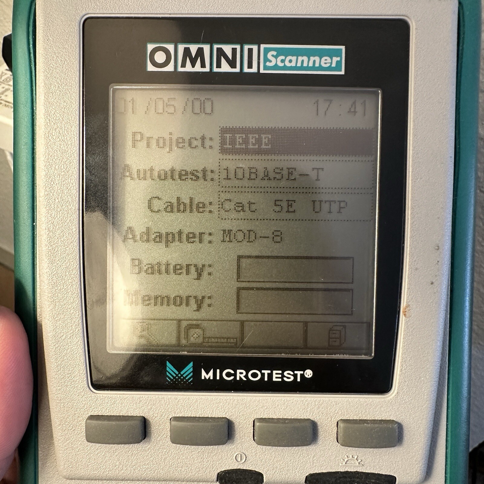 Fluke Microtest Omni Scanner 2 Remote 2 Mod-8 CAT 6 Adapters PARTS ONLY READ DET