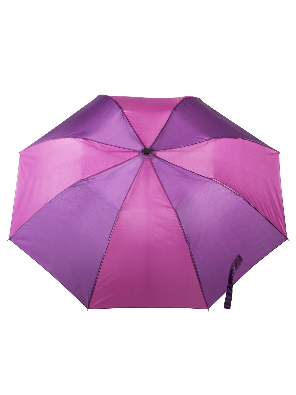Totes Recycled Canopy Auto Open Rain Umbrella Purple Multi,Automatic