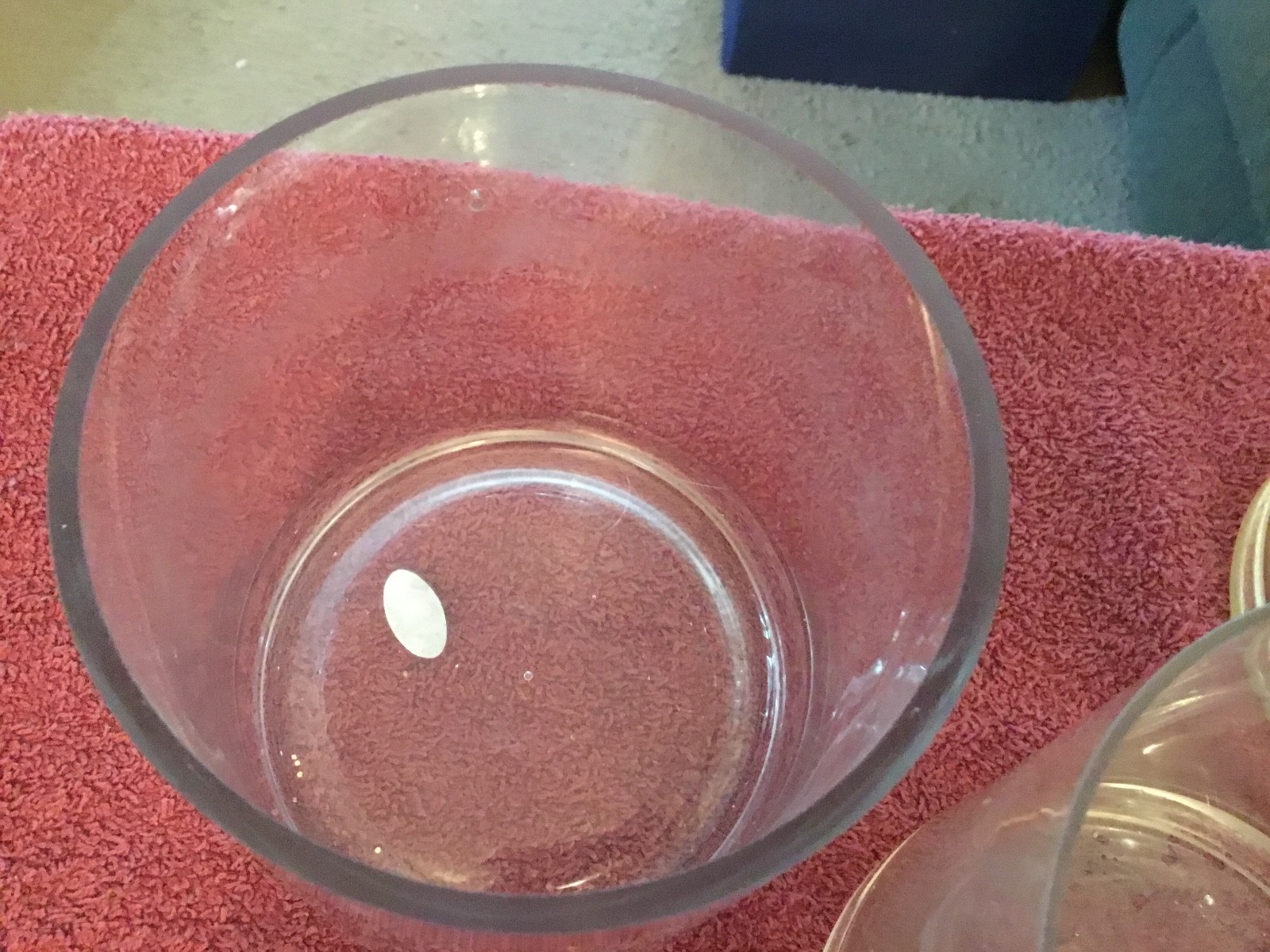 3 Clear Glass Containers
