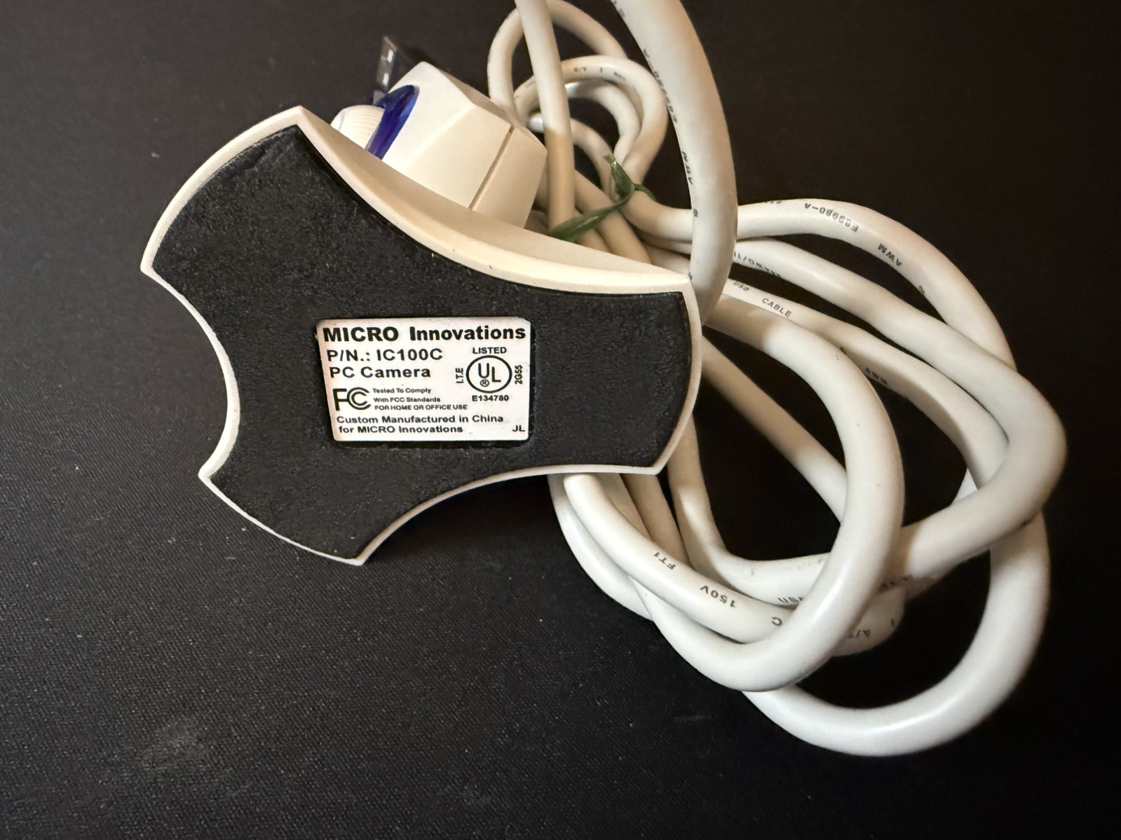 PC CAMERA, Micro Innovations IC100C USB connection adjustable/tilt