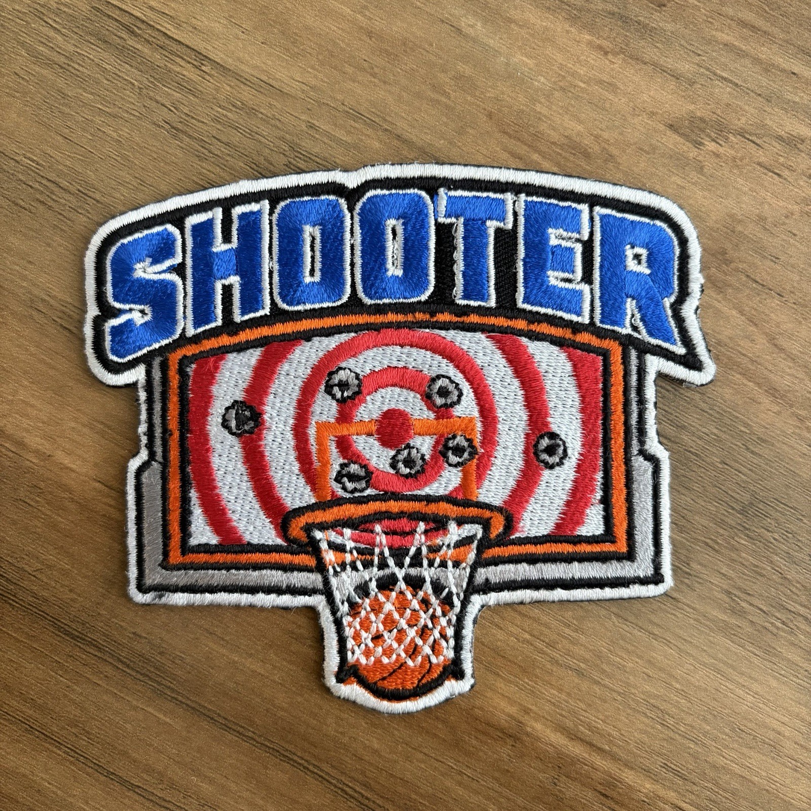 Vintage Sports Basketball Shooter Firearms Gun Military Streetwear Morale Patch