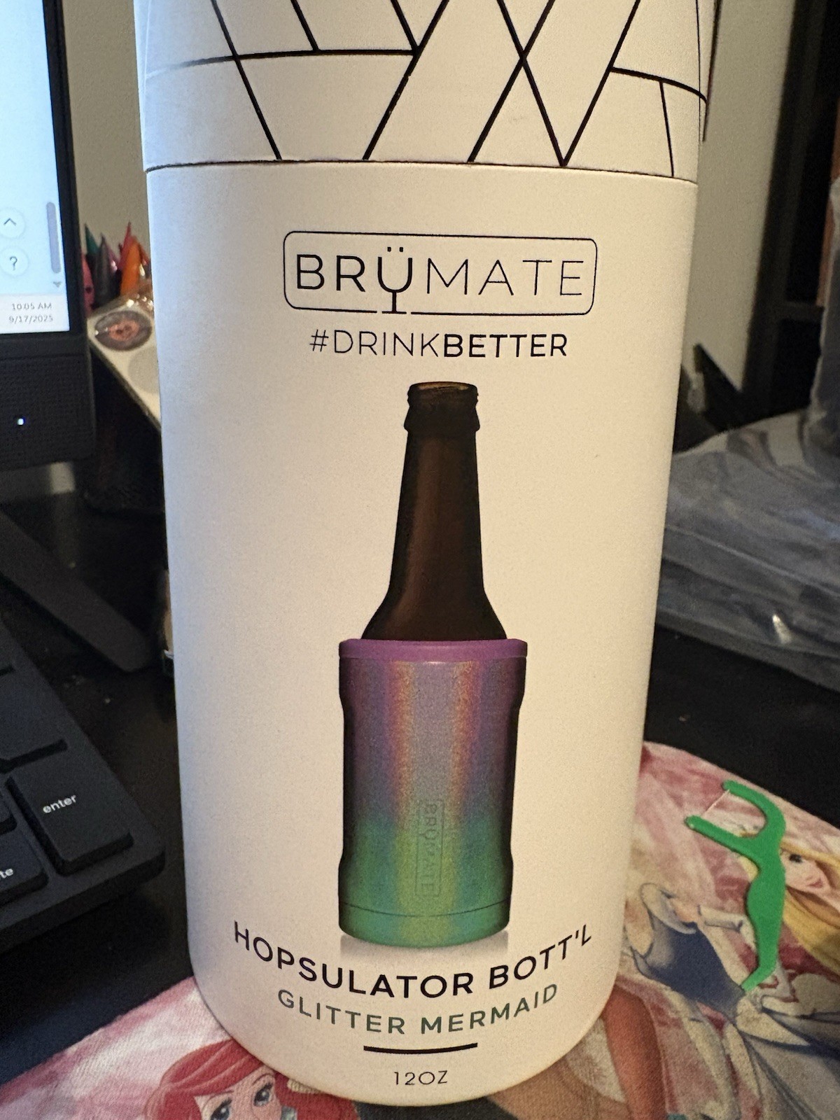 Brumate  Hopsulator. Bottle Glitter Mermaid