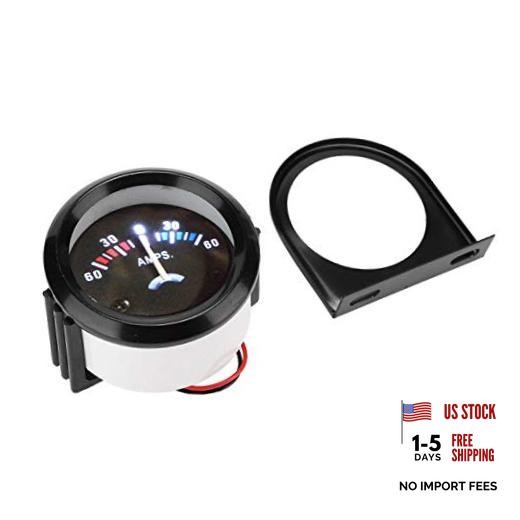 for dc amp Meter Digital Car Ammeter, 2 inch 52mm DC 12V Car Ammeter Voltmeter