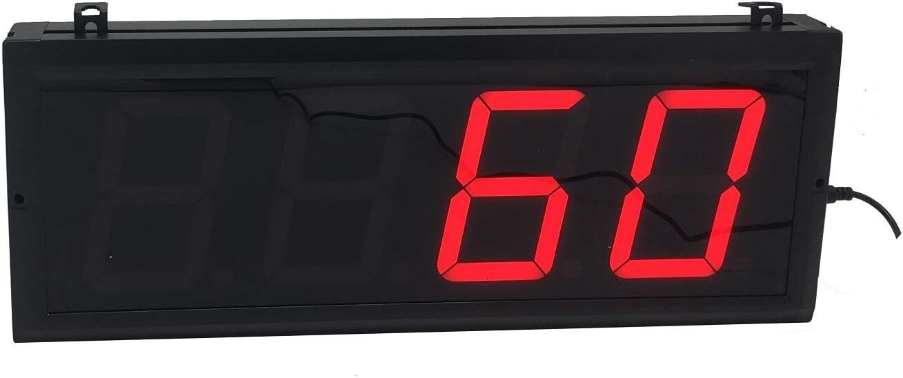 LED Up/Down Counter with Switch Box & Remote Red 4'' LED Display